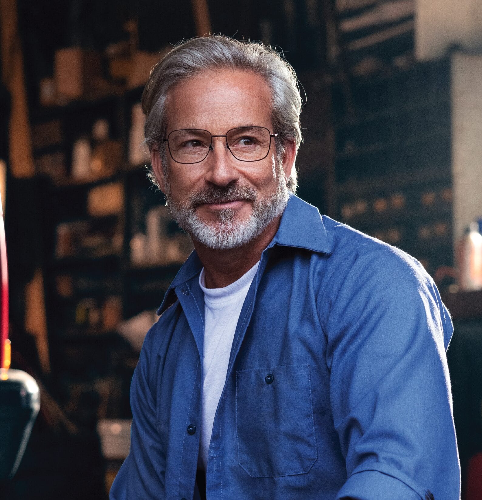 man wearing frames by Flexon Eyewear